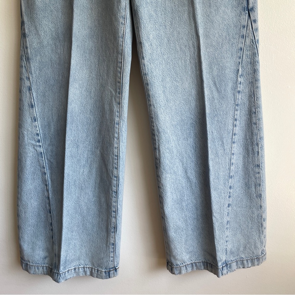 New Frame Le Baggy Palazzo jeans high rise wide leg revolve loose flare size 30 - Picture 5 of 16